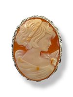 Spilla Mandile 1922 Donna Cammei  in Argento Conchiglia 2MSPC5 - 2MSPC5
